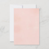 小さなかぼちゃの女の子ベビーシャワー招待状カード 招待状 (裏面)