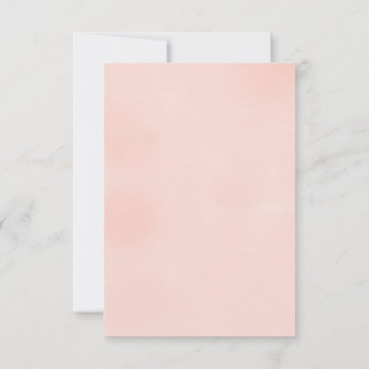 小さなかぼちゃの女の子ベビーシャワー招待状カード 招待状 (裏面)