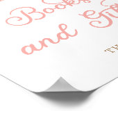 小さなかぼちゃの本とギフト赤ちゃんシャワー ポスター (角)