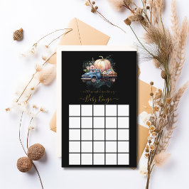 小さなかぼちゃの水の色のトラック赤ちゃんシャワーゲーム