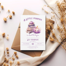 小さなかぼちゃの秋の秋赤ちゃんシャワー