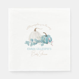 小さなかぼちゃの秋の赤ちゃんシャワー スタンダードランチョンナプキン