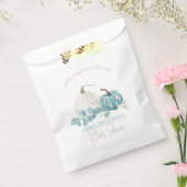 小さなかぼちゃの秋の赤ちゃんシャワー フェイバーバッグ (封をした状態)