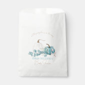 小さなかぼちゃの秋の赤ちゃんシャワー フェイバーバッグ (正面)