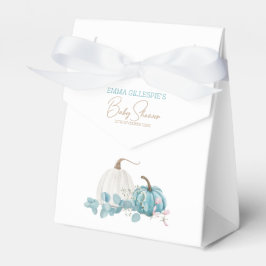 小さなかぼちゃの秋の赤ちゃんシャワー フェイバーボックス