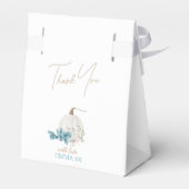 小さなかぼちゃの秋の赤ちゃんシャワー フェイバーボックス (裏面サイド)