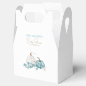 小さなかぼちゃの秋の赤ちゃんシャワー フェイバーボックス (オープン)