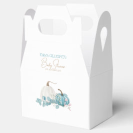 小さなかぼちゃの秋の赤ちゃんシャワー フェイバーボックス