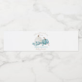 小さなかぼちゃの秋の赤ちゃんシャワー ペットボトルラベル (シングルラベル)