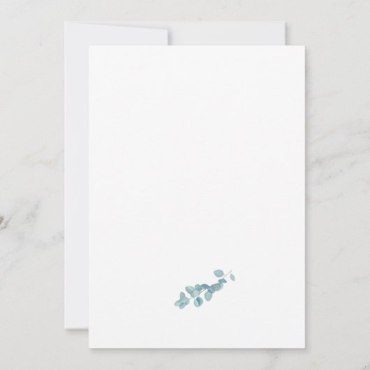 小さなかぼちゃの秋の赤ちゃんシャワー 招待状 (裏面)