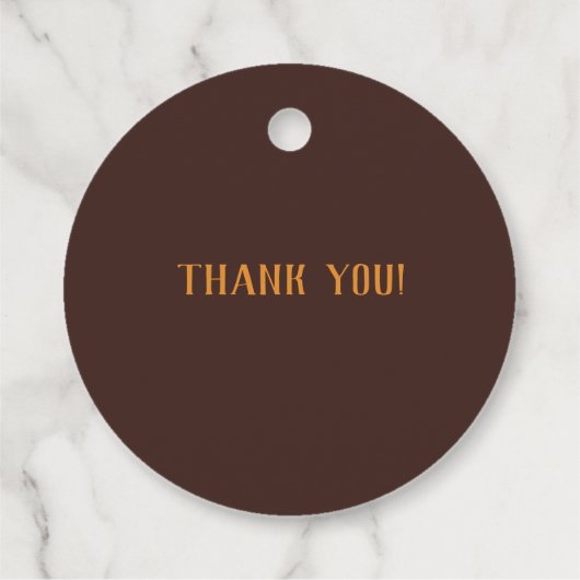 小さなかぼちゃの秋の赤ちゃん男女兼用シャワー フェイバータグ (裏面)