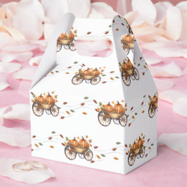 小さなかぼちゃの秋の赤ちゃん男女兼用シャワー フェイバーボックス