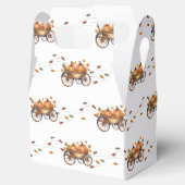 小さなかぼちゃの秋の赤ちゃん男女兼用シャワー フェイバーボックス (オープン)