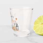 小さなかぼちゃの秋秋のフローラ赤ちゃんシャワー ショットグラス (右)