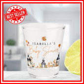 小さなかぼちゃの秋秋のフローラ赤ちゃんシャワー ショットグラス