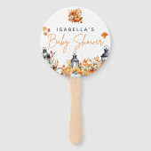 小さなかぼちゃの秋秋のフローラ赤ちゃんシャワー ハンドファン (裏面)