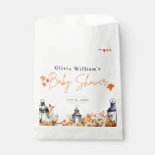 小さなかぼちゃの秋秋のフローラ赤ちゃんシャワー フェイバーバッグ (正面)