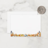 小さなかぼちゃの秋秋の赤ちゃんシャワー空白の ノートカード (正面/裏面インサイチュ)