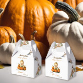 小さなかぼちゃの秋秋の赤ちゃんシャワー フェイバーボックス