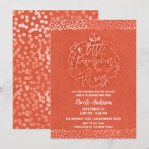 小さなかぼちゃの秋素朴オレンジ色の赤ちゃん