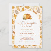 小さなかぼちゃの秋葉アーチ招待状 招待状 (正面)