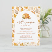 小さなかぼちゃの秋葉アーチ招待状 招待状 (スタンド正面)