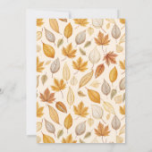 小さなかぼちゃの秋葉アーチ招待状 招待状 (裏面)