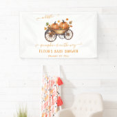 小さなかぼちゃの秋赤ちゃんシャワー男女兼用F 横断幕 (インサイチュ)