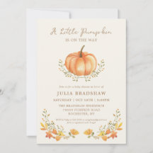 小さなかぼちゃの秋 |赤男女兼用ちゃんシャワー