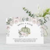 小さなかぼちゃの誕生日セージフローラ 招待状 (スタンド正面)