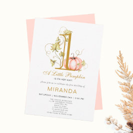 小さなかぼちゃの誕生日 招待状