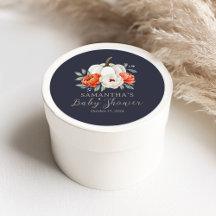 小さなかぼちゃの赤ちゃんシャワーがスティッカーを好む