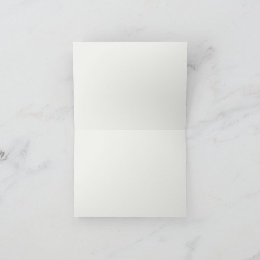 小さなかぼちゃの赤ちゃんシャワーサンキューカード サンキューカード (内部)