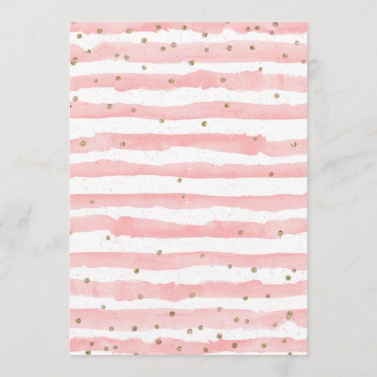 小さなかぼちゃの赤ちゃんシャワーベビー アドバイスカード (裏面)