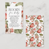 小さなかぼちゃの赤ちゃんシャワーベビー 名刺 (正面/裏面)