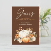 小さなかぼちゃの赤ちゃんシャワー推測試合記号 (スタンド正面)