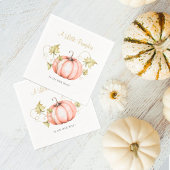 小さなかぼちゃの赤ちゃんシャワー水色 スタンダードカクテルナプキン