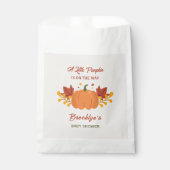 小さなかぼちゃの赤ちゃんシャワー紅葉秋 フェイバーバッグ (正面)