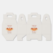 小さなかぼちゃの赤ちゃんシャワー紅葉秋 フェイバーボックス (見開き)