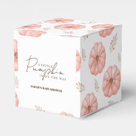 小さなかぼちゃの赤ちゃんシャワー フェイバーボックス