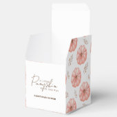 小さなかぼちゃの赤ちゃんシャワー フェイバーボックス (オープン)