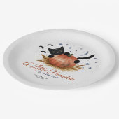 小さなかぼちゃの赤ちゃんシャワー ペーパープレート (アングル)