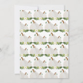 小さなかぼちゃの赤ちゃんシャワー 招待状 (裏面)