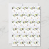 小さなかぼちゃの赤ちゃんシャワー 招待状 (裏面)