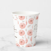 小さなかぼちゃの赤ちゃんシャワー 紙コップ (右)