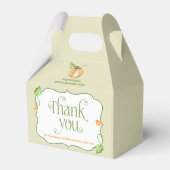 小さなかぼちゃの赤男女兼用ちゃんシャワー フェイバーボックス (裏面サイド)