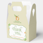 小さなかぼちゃの赤男女兼用ちゃんシャワー フェイバーボックス (オープン)