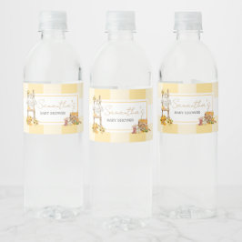 小さなかぼちゃの赤素朴ちゃんシャワー ペットボトルラベル