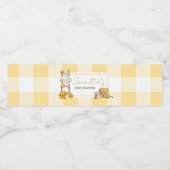 小さなかぼちゃの赤素朴ちゃんシャワー ペットボトルラベル (シングルラベル)