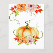 小さなかぼちゃフローラがベビーを願う (裏面)